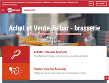 Tablet Screenshot of bar-brasserie.fr